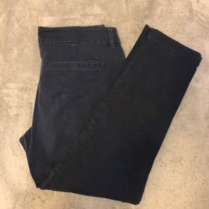Navy blue old navy pixie chino ankle pant